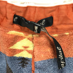 [S] Kapital Aztec Terry Cloth Belted Beach Shorts