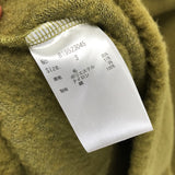 [L]  Number Nine Half Zip Fleece Pullover Hoodie Jacket Olive