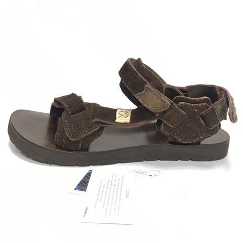 [L] Visvim SS19 Christo Sherpa Folk Sandals Brown