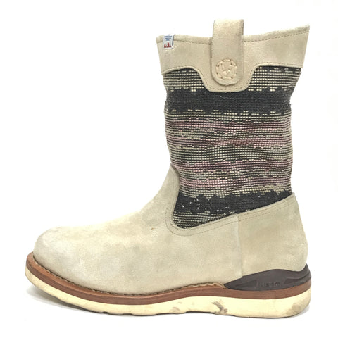 [8] Visvim 11SS Wabanaki Boots Folk Blanket Sand