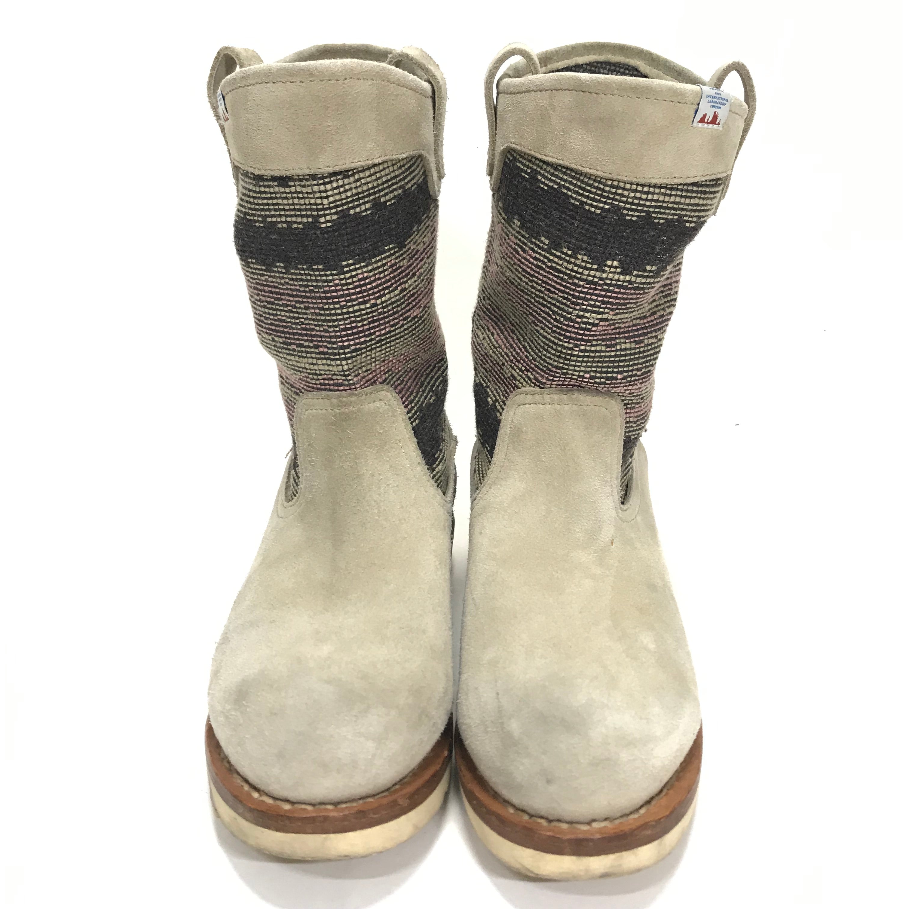 8] Visvim 11SS Wabanaki Boots Folk Blanket Sand – StylisticsJapan.com