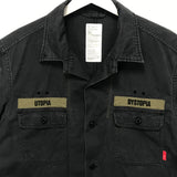 [L] WTaps 08SS BUDS S/S Fatigue Shirt Black