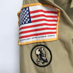 [S] A Bathing Ape Bape Vintage Scout Shirt L/S Beige