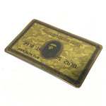 DS! A Bathing Ape Bape Gold Member's Card Magnet