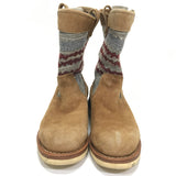[8] Visvim 11SS Wabanaki Boots Folk Blanket Brown