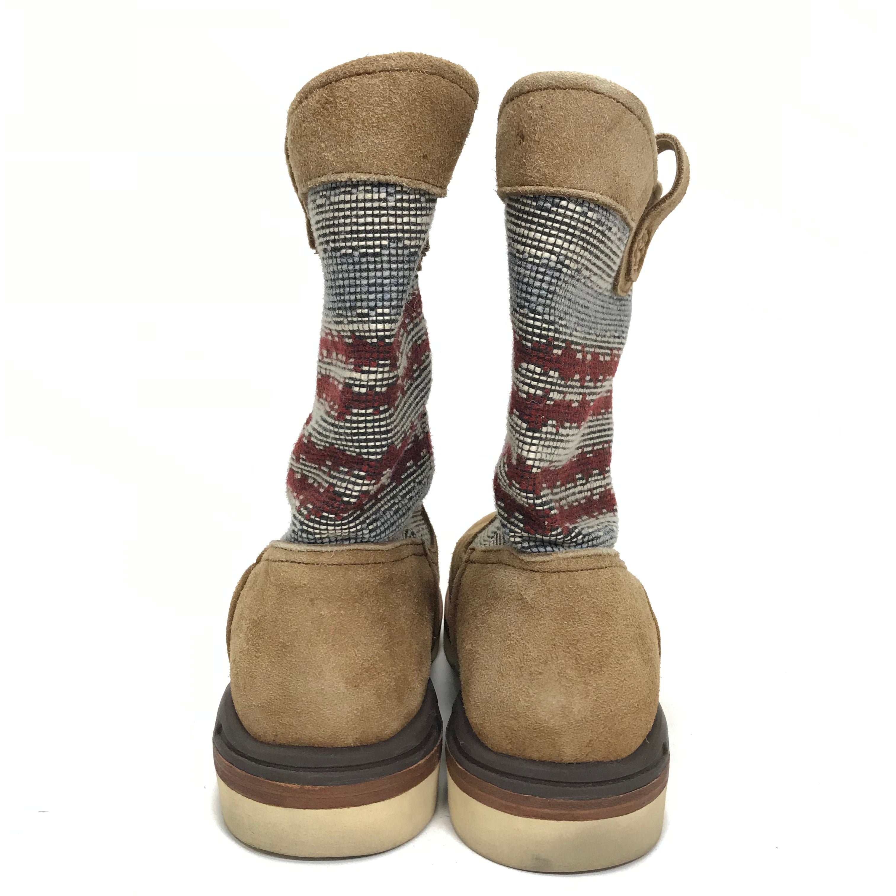 8] Visvim 11SS Wabanaki Boots Folk Blanket Brown – StylisticsJapan.com