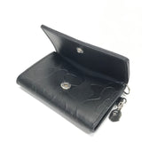 A Bathing Ape Bape Embossed Leather Wallet / Card Case