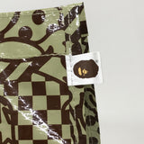 A Bathing Ape Bape Shape Camo Vinyl Shopping Bag