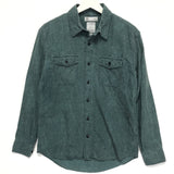 [S] Visvim 13AW Black Elk Houndstooth Cotton / Linen Flannel Shirt Green