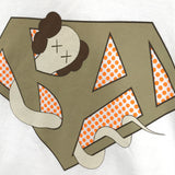 [S] A Bathing Ape Bape x Kaws 'Superman' Logo Ringer Tee Shirt White