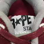 [8] DS! A Bathing Ape Bape Sta 'NB' Trainer Red