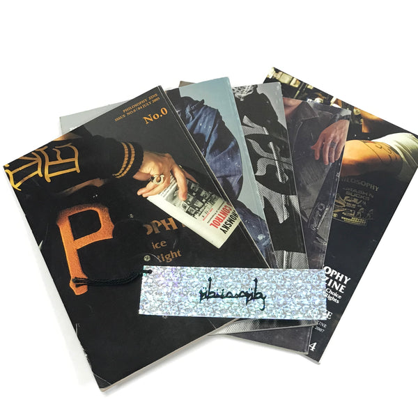 WTaps Philosophy Zine Complete Full Set Issues 0~4 + Bookmark