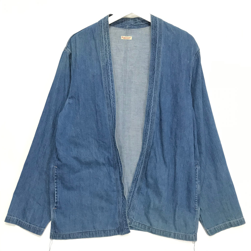 L] Kapital Denim Kimono Shirt / Coverall Jacket Indigo
