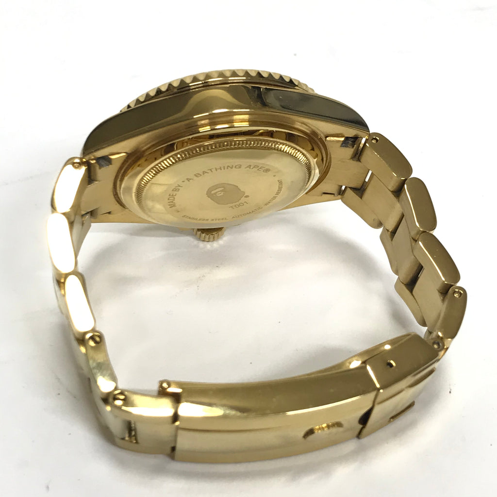 A Bathing Ape Bape Type 1 Bapex Watch Gold – StylisticsJapan.com