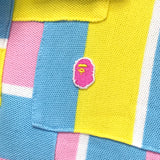 [TALL] Women's! A Bathing Ape Bape Bape Cotton Candy Patchwork Polo Shirt