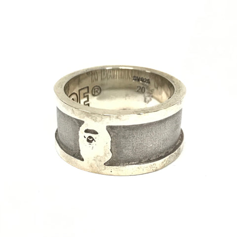 A Bathing Ape Bape Vintage Sterling Silver Band Ring
