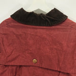 [XL] Kapital Waxed Cotton Peacoat Jacket Red