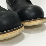 [10] A Bathing Ape Bape Footsoldier 7 Hole Round Toe Boots Black