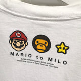 [L] A Bathing Ape Bape Mario x Baby Milo Tee