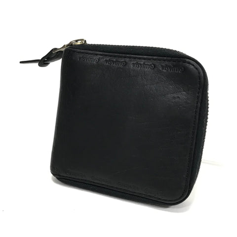 Visvim Leather Bi-Fold Zip Wallet