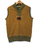 [M] Kapital Pullover One Button Vest Beige Green
