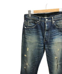 [33W 34L] Visvim Fluxus Serge De Nimes Distressed Selvedge Indigo Denim Jeans