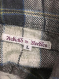 [L] Needles Rebuild 7 Cut Flannel Shirt Remake