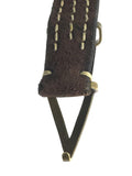 Kapital Hand-Painted Leather Brass Hook Belt