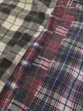 [L] Needles Rebuild 7 Cut Flannel Shirt Remake