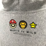 [M] A Bathing Ape Bape Baby Milo Mario Monogram Full Zip Hoodie