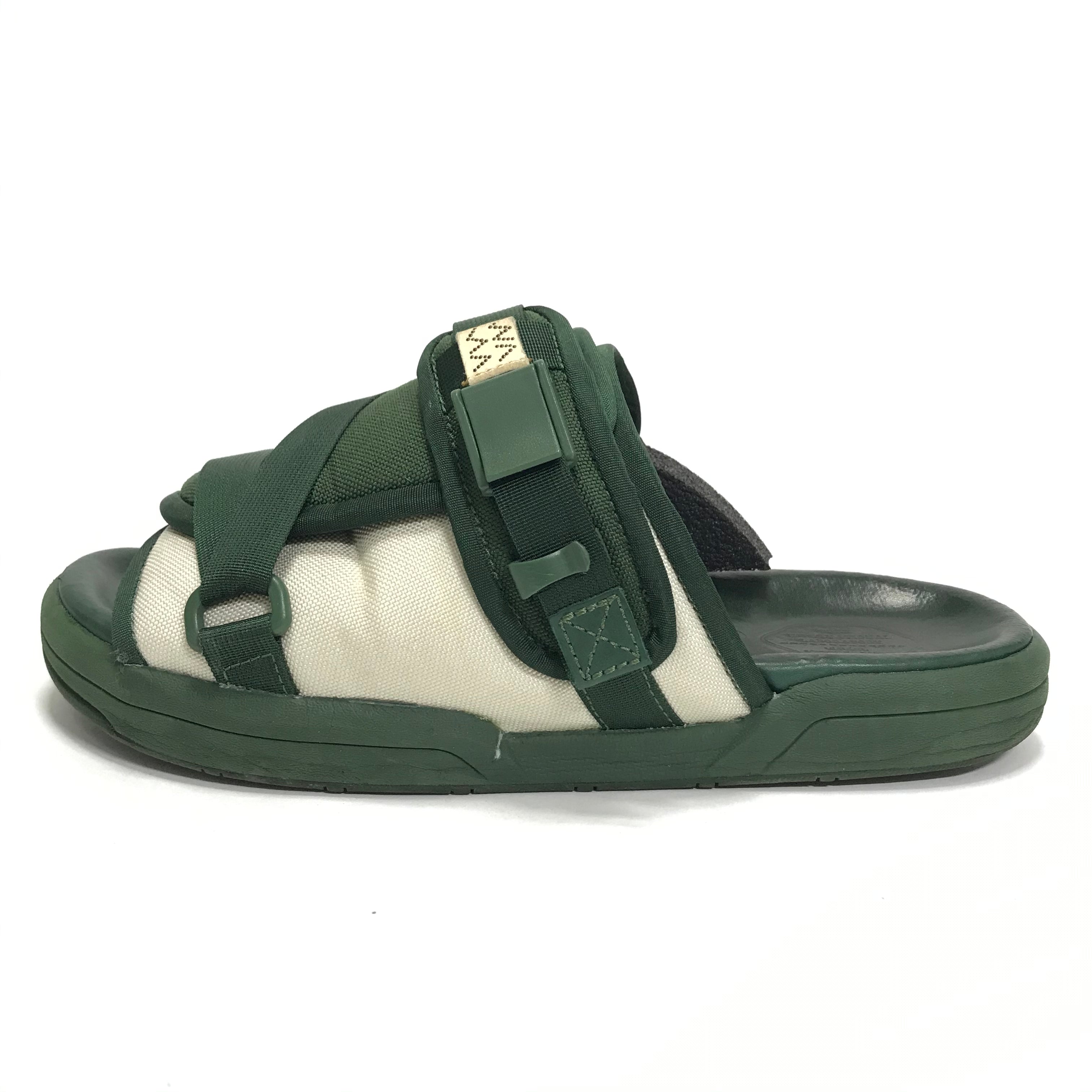 [L] Visvim Christo Sandals Two Tone Green – StylisticsJapan.com