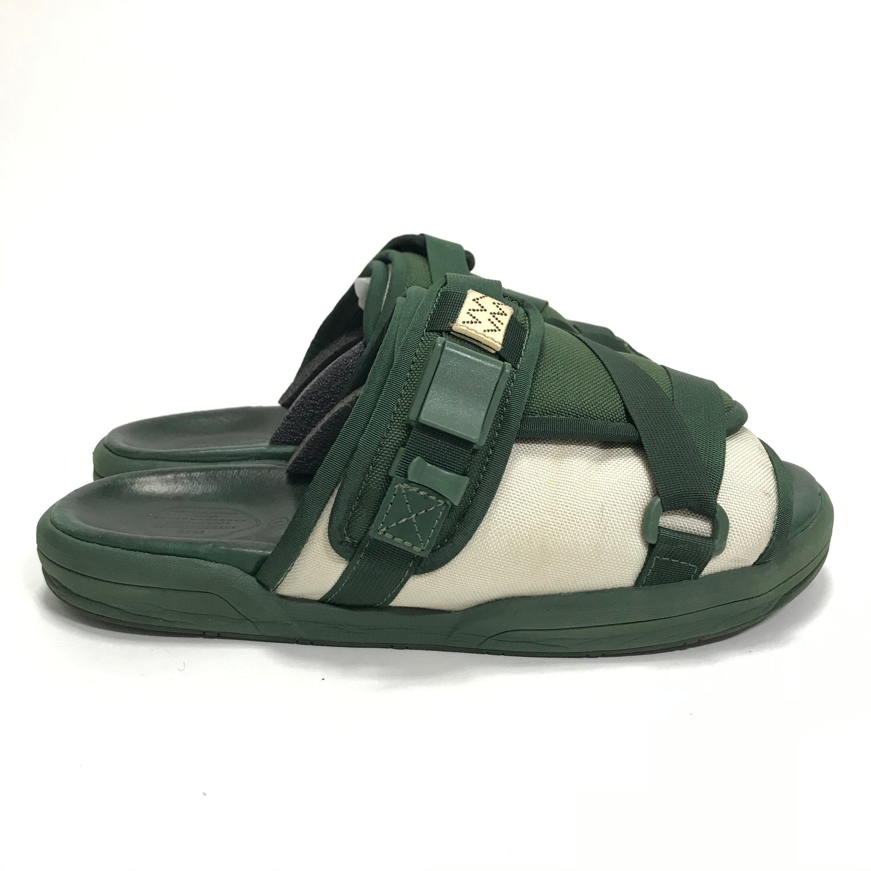 [L] Visvim Christo Sandals Two Tone Green – StylisticsJapan.com