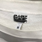 [M] A Bathing Ape Bape Camo Swarovski Crystal Spell Out Crewneck Sweatshirt