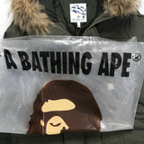 [M] DS! A Bathing Ape Bape N-3B Puffer Down Jacket Olive