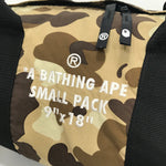 [S] A Bathing Ape Bape Camo Camo Mini Duffle Bag Brown