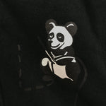 [M] A Bathing Ape Bape Panda Full Zip Hoodie Black