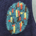 [S] DS! Kapital Indigo Dyed Knit Pattern Tank Top