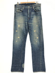 [33 x 32] VISVIM Social Sculpture Damaged Selvedge Denim Jeans Indigo