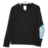 [M] VISVIM 11SS Selmer V-Neck Wool Sweater Brown