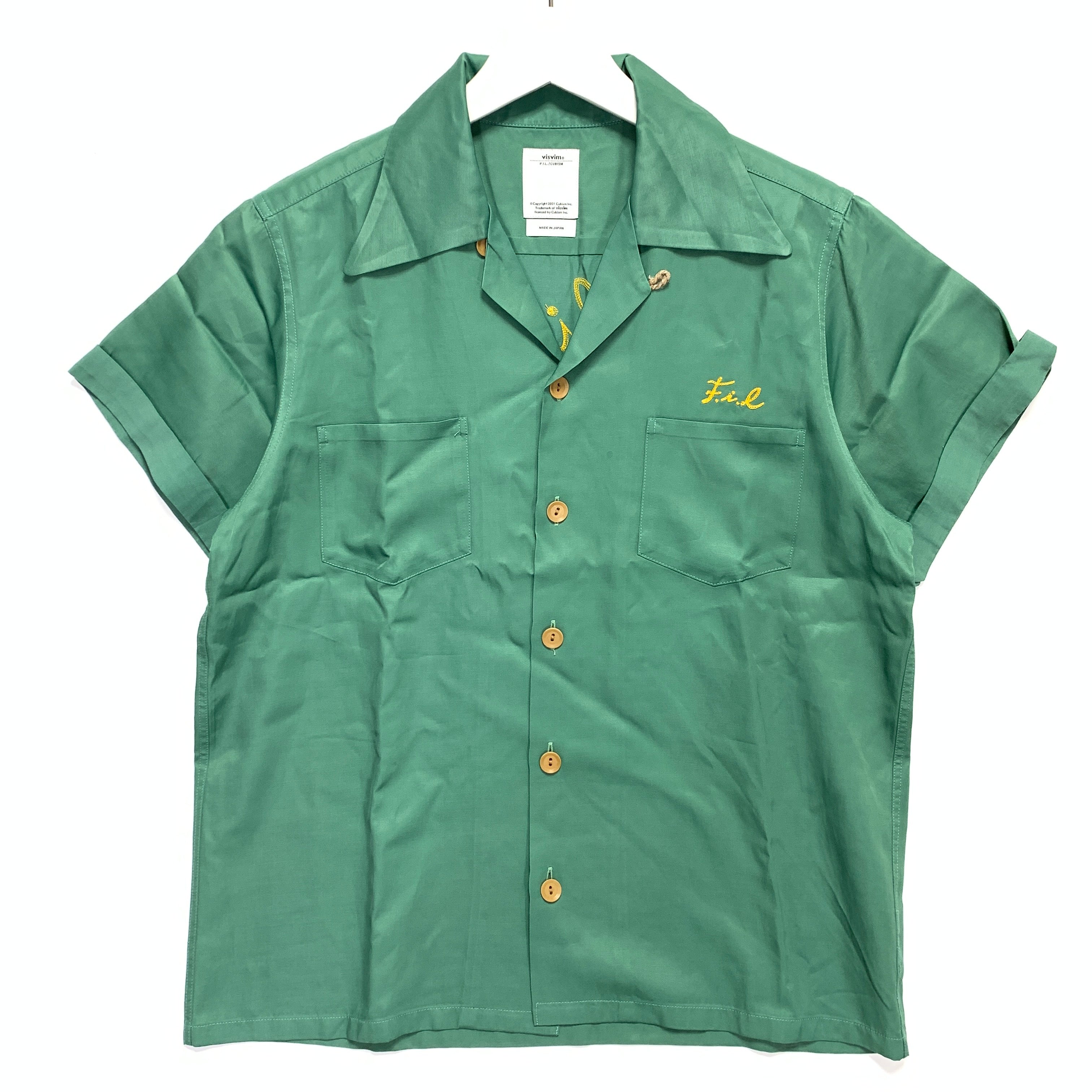 [S] Visvim 16SS Irving Shirt S/S Rayon Green – StylisticsJapan.com