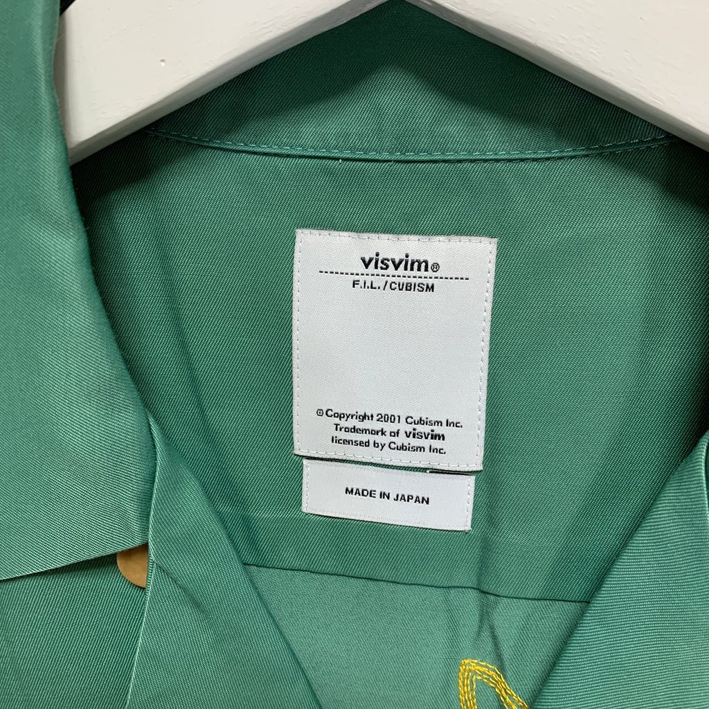 S] Visvim 16SS Irving Shirt S/S Rayon Green – StylisticsJapan.com