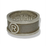 A Bathing Ape Bape Vintage Sterling Silver Band Ring