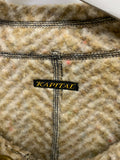 [L] Kapital Fleece Snap Button Work Jacket Brown