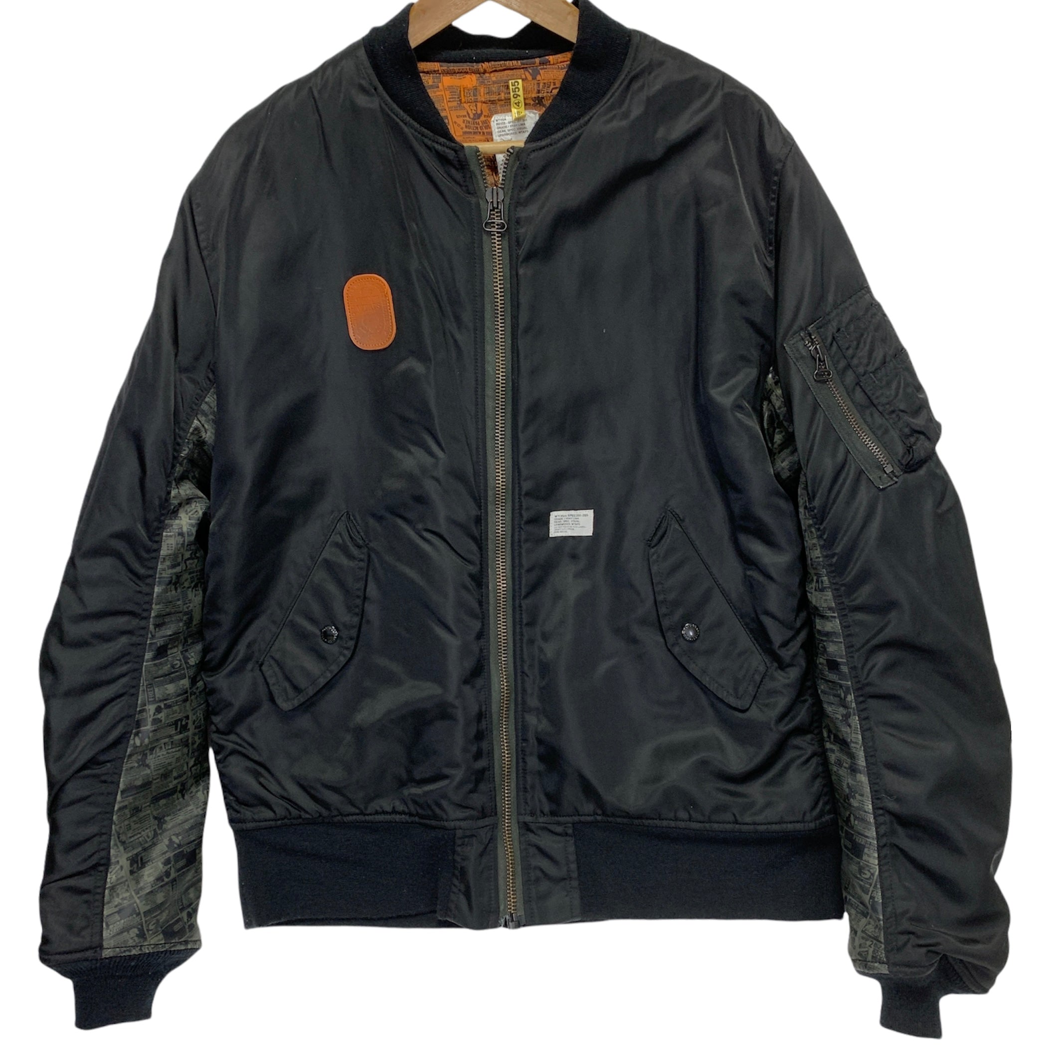 [XL] WTAPS 07AW MA-1 Jacket Black – StylisticsJapan.com