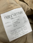 [1] Nonnative Cotton Linen Riders Jacket Beige