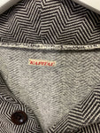 [S] Kapital Shawl Collar Herringbone Pullover Sweatshirt