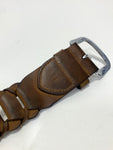 [34] Visvim Braided Leather Belt Brown