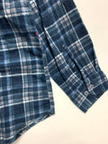 [L] Needles Rebuild Ribbon Cut Flannel Shirt Remake