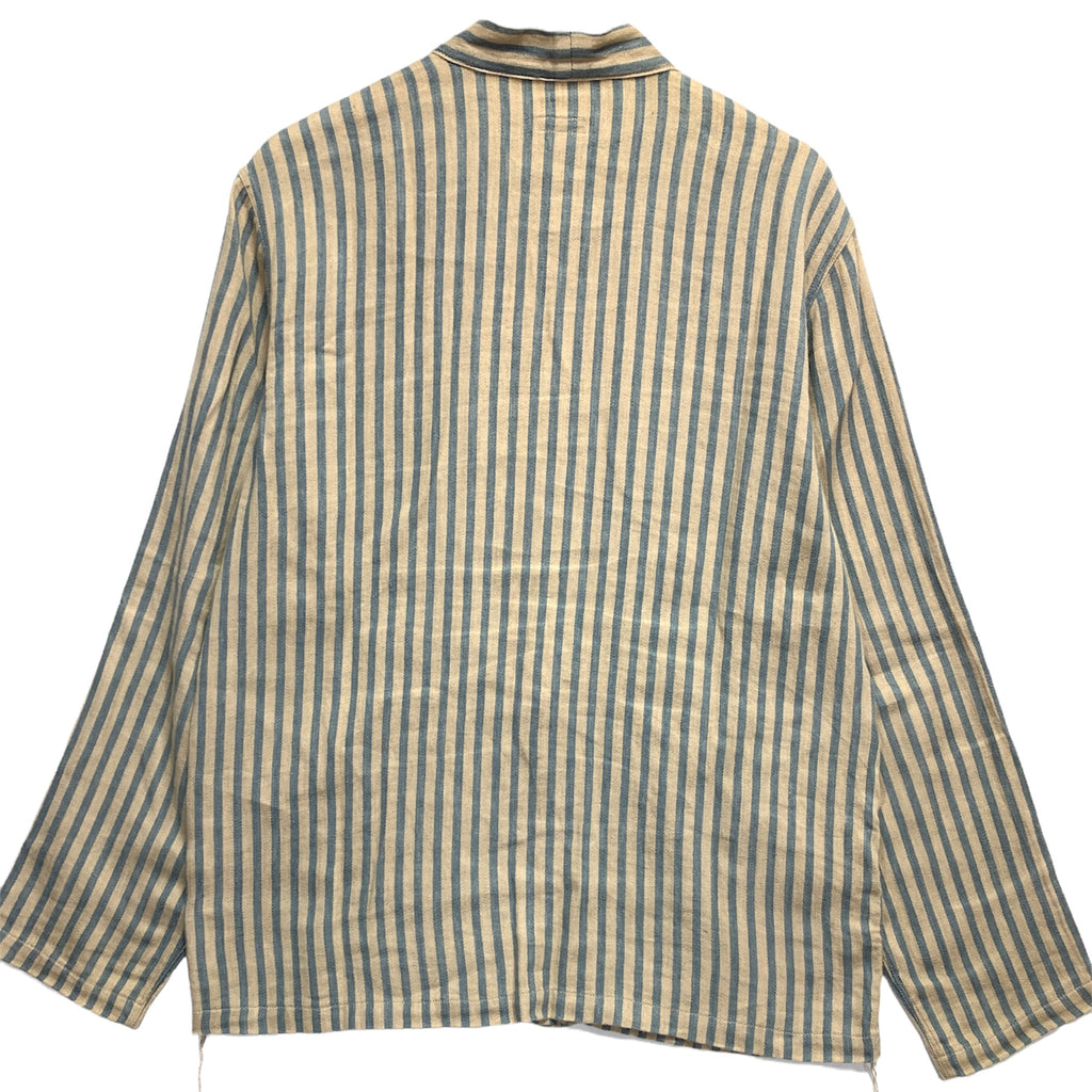 L] Kapital Linen Stripe Kakashi Shirt Jacket – StylisticsJapan.com