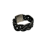 Number Nine x Jam Home Made Silver Braided Rope Ring